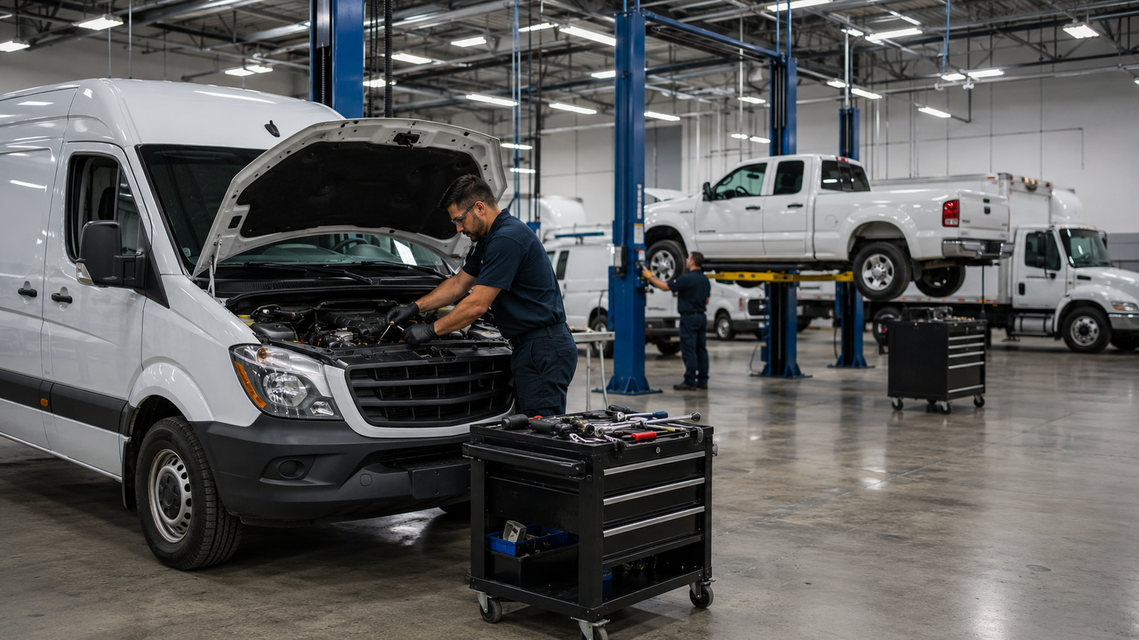 Commercial fleet vehicle service
